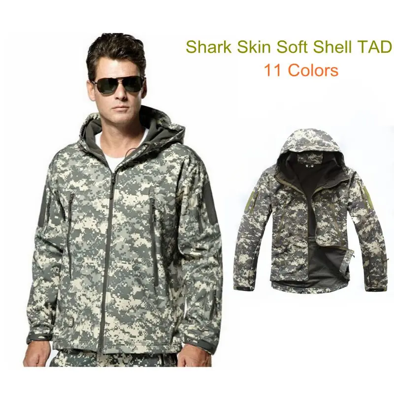 High Quality Military Lurker Shark Skin Soft Shell TAD Tactical Jacket Waterproof Windproof Windbreaker Men Coat Outdoor Camping High Quality Military Lurker Shark Skin Soft Shell TAD Tactical Jacket Waterproof Windproof Windbreaker Men Coat Outdoor Camping