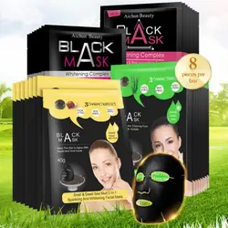 5 шт. уход за кожей лица Черный маска угорь маска для глубокого очищения Черноголовых Cleanser поры маска новый 2018