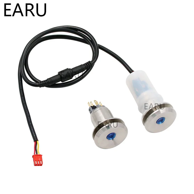 

22mm Metal Push Button Switch With LED Light Momentary Reset Waterproof IP67 Foot Step For VALTOO Smart Toilet Stainless Steel