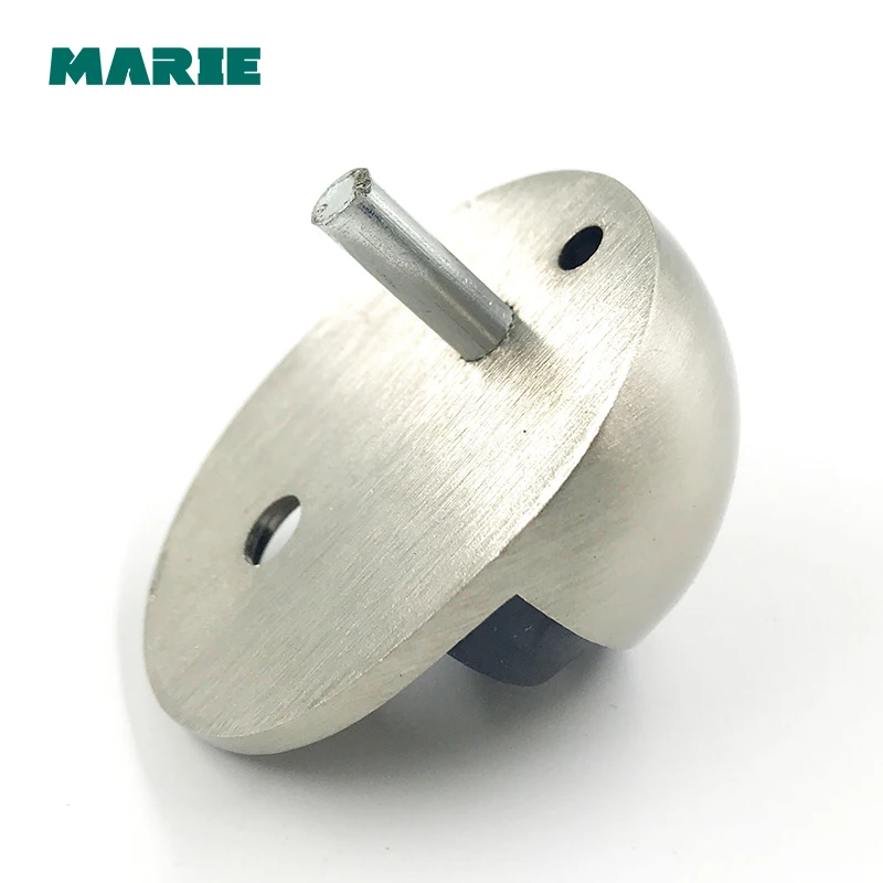 DS004 zinc alloy Door Stopper Holder Toilet Glass Door Hidden Doorstop Furniture Hardware