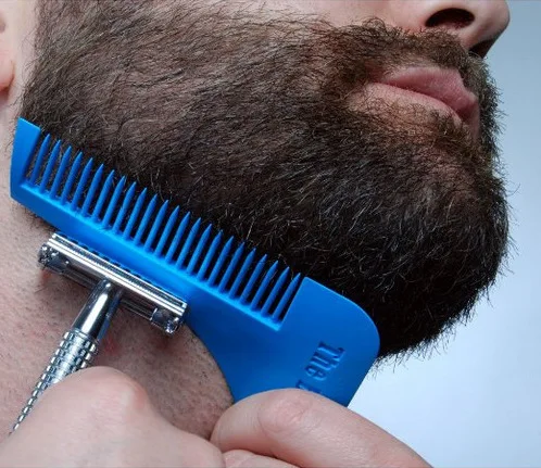 

Beard Trimmers razor blade tool Hair Beard Shaping Styling Man Gentleman Beard Trim Template hair cut molding Hair clipper nobox