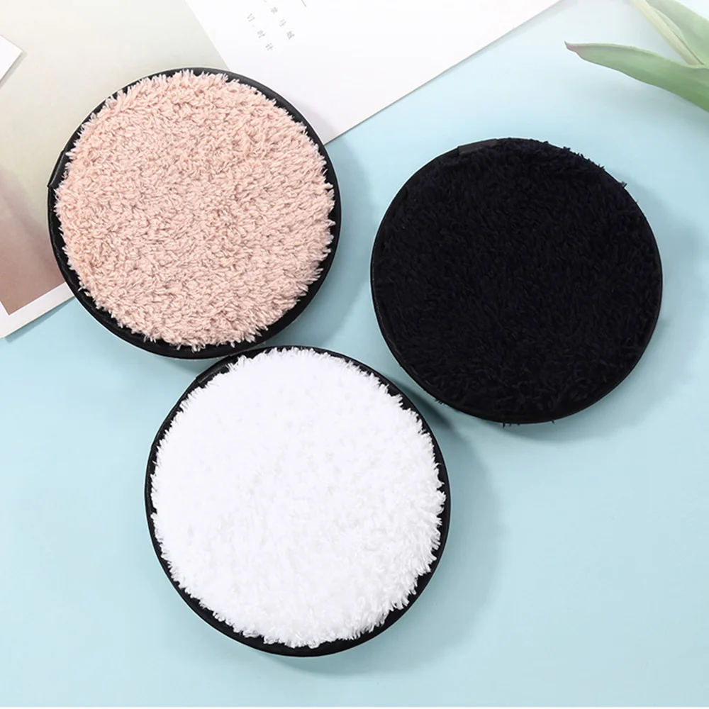 

1Pcs Soft Microfiber Makeup Remover towel Face cleaner Plush puff Reusable Cleansing Cloth Pads Women Beauty Health Makeup Tools