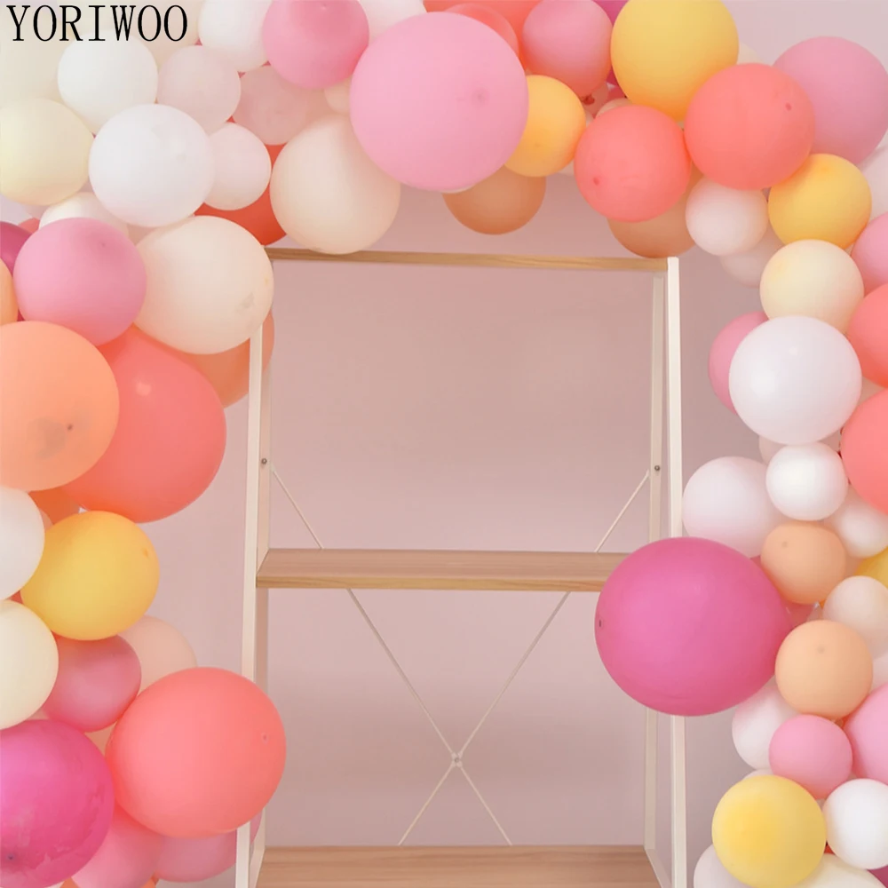

YORIWOO Macaron Balloon Arch Latex Balloon Chain Baloons Birthday Party Decorations Kids Baby Shower Girl Wedding Balloons Set