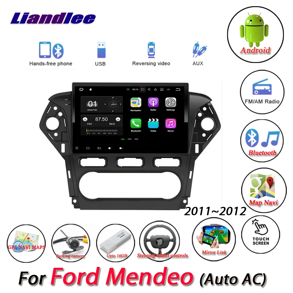 Clearance Liandlee Car Android System For Ford For Mendeo Auto AC 2011~2012 Radio Viedo GPS Navi MAP Navigation Screen Multimedia NO DVD 2