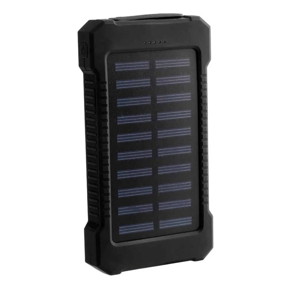

ONLENY Solar Power Charger Dual USB Power Bank 20000mAh Waterproof External Battery for iPhone X Samsung Xiaomi Powerbank