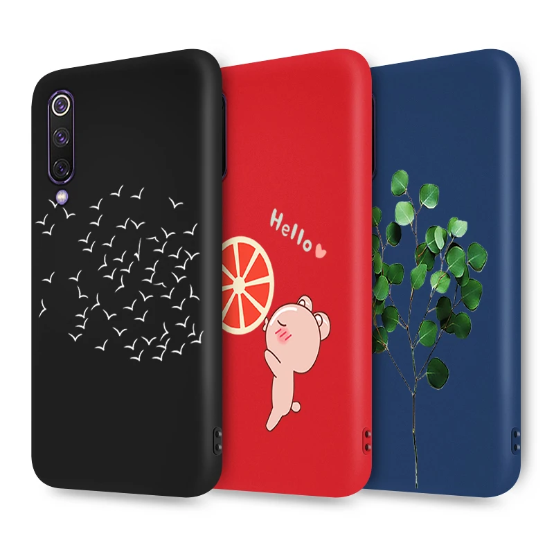 

for Xiaomi Redmi Mi 8 Lite Mi 9 SE 4A 4X Colored Soft Matte Silicon TPU Super Case for Meizu 15 Lite Plus Phone Soft Cover