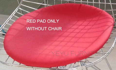 Полиуретановая подушка для бикини Harry Bertoia, подушка для сиденья, Подушка для стула из полиуретана-только коврик, без стула, 1 шт - Цвет: Red