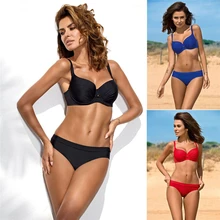 High Waist Bikinis Women Swimwear Sexy Push Up Solid Plus Size Swimsuit Female Bathing Suit Beach Wear 2019 Split Biquinis Set High Waist Bikinis Women Swimwear Sexy Push Up Solid Plus Size Swimsuit Female Bathing Suit Beach Wear 2019 Split Biquinis Set