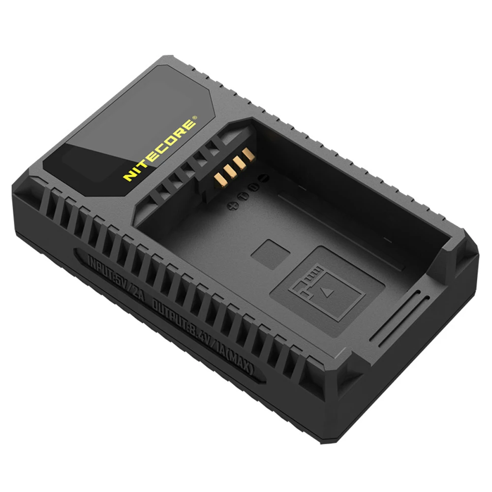 Nitecore ULQ Digital USB Travel Charger For Leica Camera Battery BP-DC12 Camera X-U(Typ 113) Q(Typ 116) V-Lux(Typ 114) V-Lux 4