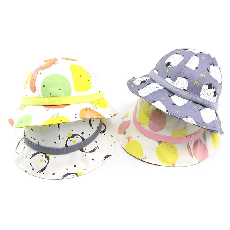 2019 хлопок печати Панама для рыбака шляпа Открытый Дорожная шляпа Защита от Солнца кепки детские шапки обувь для мальчиков и девочек 09