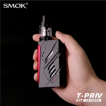 SMOK T-Priv kit Electronic Cigarette E Hookah Vape E Cigarette 220W Box Mod VS iKonn 220 Buy Kit Get 3 Core Free S006