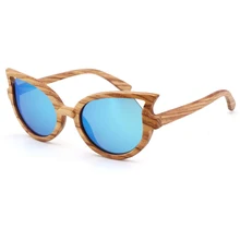 Новые дизайнерские женские Мужские солнечные очки из дерева зебрано Винтажные Солнцезащитные очки ручной работы поляризованные линзы