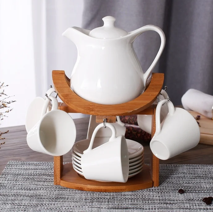 Buy Suspended Ceramics Tea Cup and Pot Set Decorative