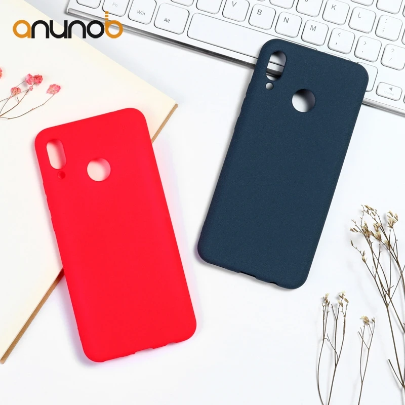 Anunob For Phone Case Huawei Nova 3 Case Silicone Plush Matte Soft Rubber TPU Huawei Nova 3 cellphone Protective Shell Cover