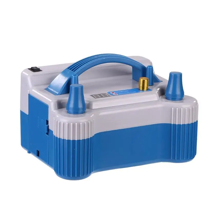 

Double Hole Inflatable Electric Air Balloon Pump Inflator Air Blower Pump Portable Air Blower