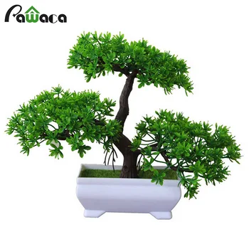 

Artificial Bonsai Cloud Pine Tree Creative Style Plant Decoration Potted for Office Home Christmas Simulation Mini Decoration