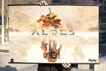 

Plants vs. Zombies HD Game Scrolls Movie Poster Wall Sticker Banners Hanging Waterproof Cloth Art Bedroom Living Room Decoration
