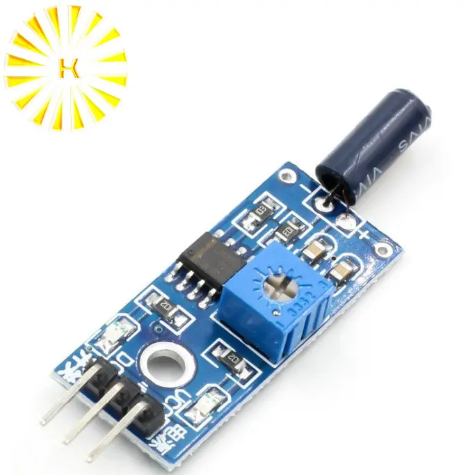 Модуль датчика вибрации Вибровыключатель модуль сигнализации для arduino комплект