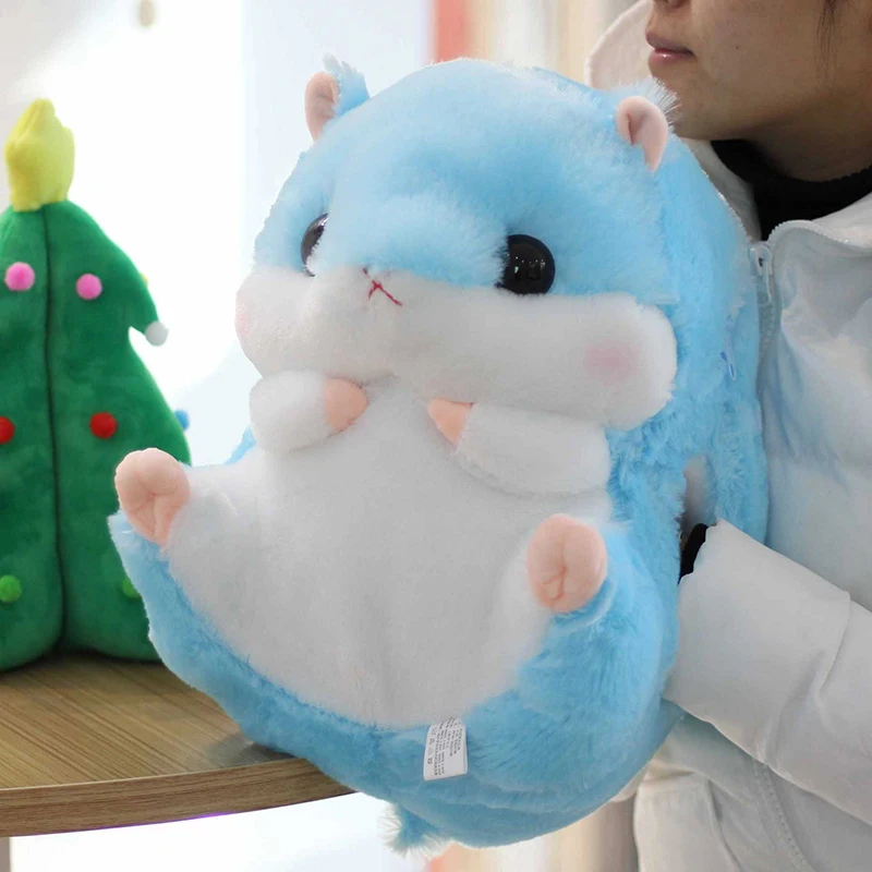 OnnPnnQ Cartoon Hamster Decorative Cushion Warm Hand Pillow With Soft Blanket Cute Throw Pillow Cushion Washable Waist Cushions3
