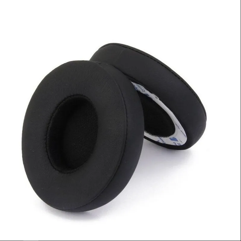 Linhuipad 1 Pair Ear Pads Cushion Replacement cups for Beats Solo 2 0 Wireless Audio Headphone Black