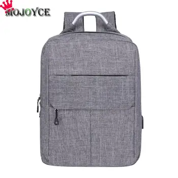 

USB Charging Women Men Nylon Backpacks Teen Business Travel Laptop Bagpack