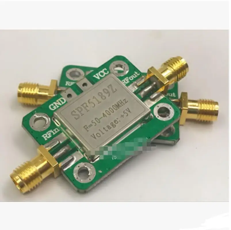 LNA 50 4000 МГц SPF5189 НФ = дБ Радиочастотный усилитель сигнала приемник для FM HF VHF / UHF