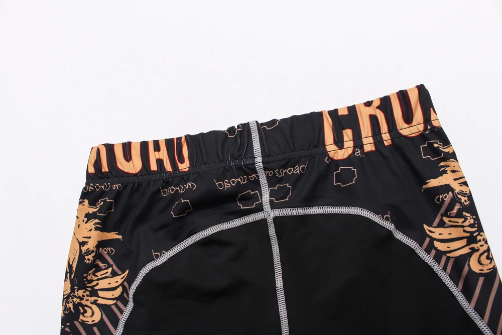 Новый Для мужчин s 3D напечатано компрессионные шорты Мода Сращивания быстросохнущая ММА Короткие штаны Homme узкие эластичные бермуды Для