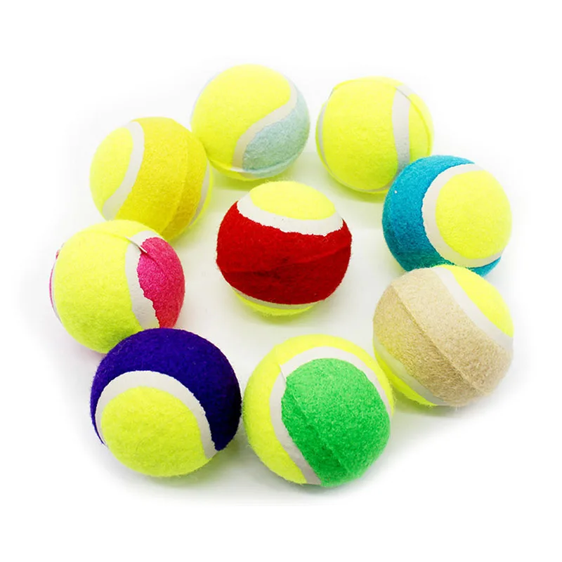 Tennis Balls Dog Toys Run Fetch Throw Play Pet Supplies Chew Toy For