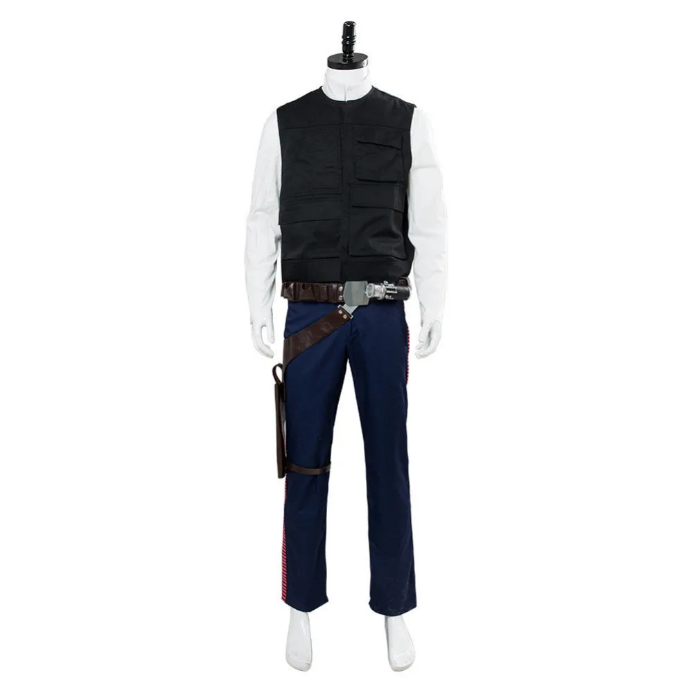 Костюм для косплея Star Cosplay Wa Story Han Solo костюм рубашка Униформа с поясом кобура