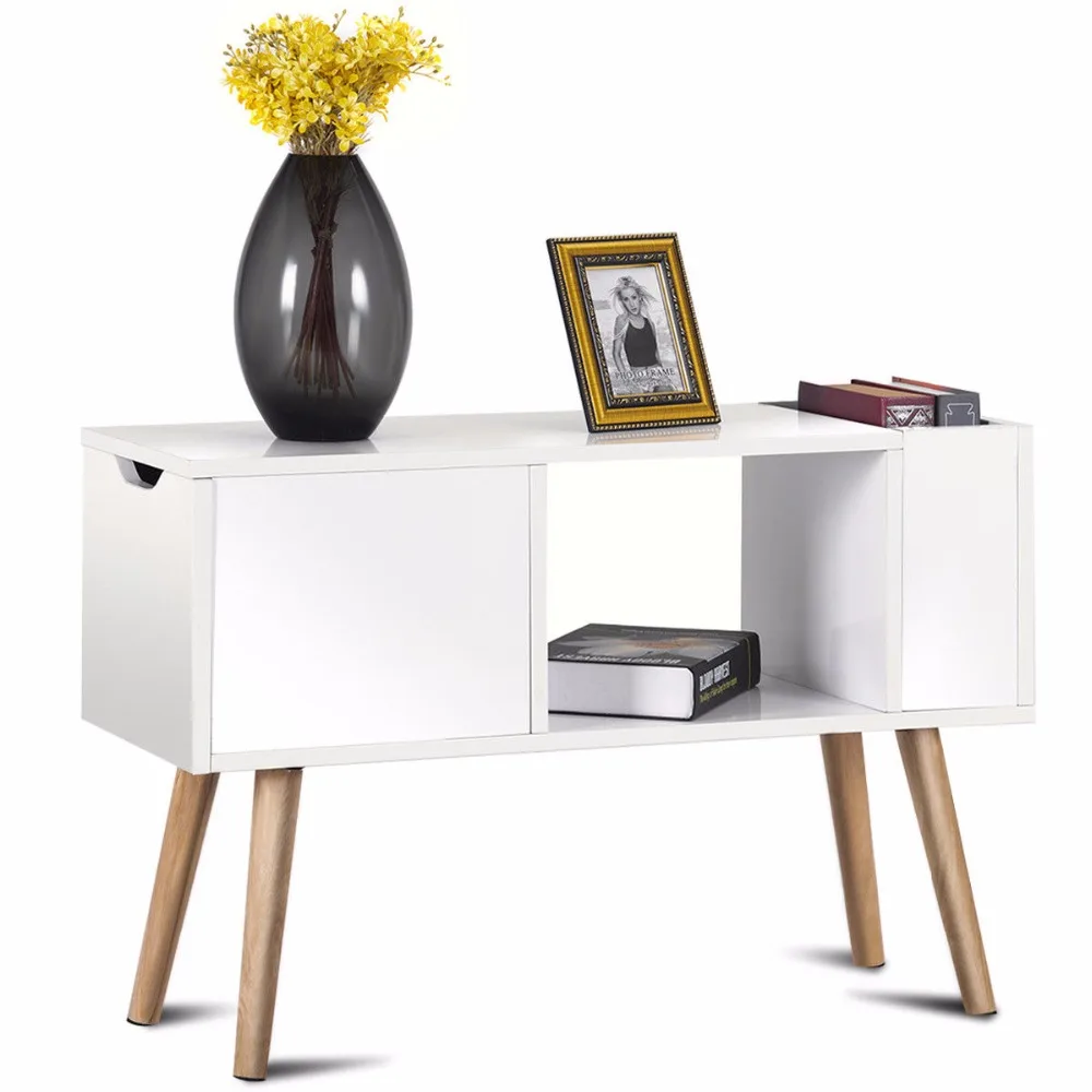 Giantex Modern Side Table End Table for Bedroom Living Room Sitting Room Drawer White Living Room Furniture HW57465 Giantex Modern Side Table End Table for Bedroom Living Room Sitting Room Drawer White Living Room Furniture HW57465
