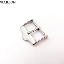 Watchbands Genuine Leather WatchBand Stainless Steel Buckle Clasp Watch Band Leather Strap 12,14, 16,18,20,22,24mm