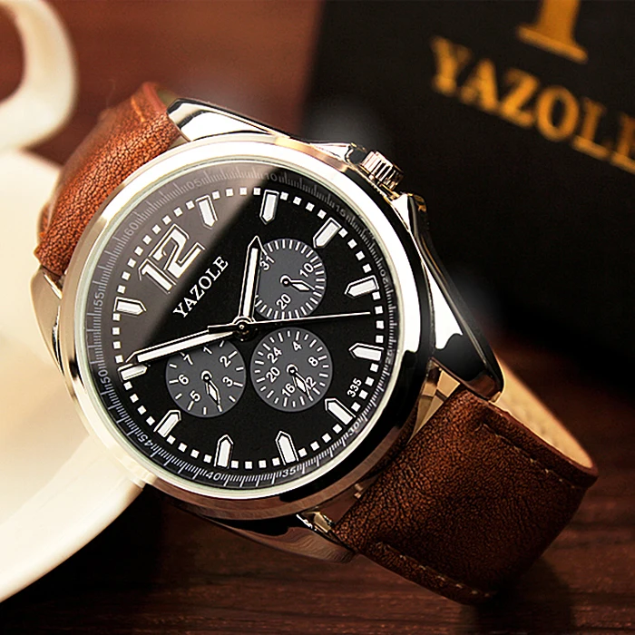 

Yazole Top Brand Wristwatch Men Watches Luxury Famous Wrist Watch Male Clock Quartz Watch Quartz-watch Relogio Masculino