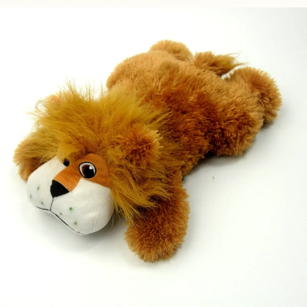 Прекрасный Писк игрушки для крупных собак плюшевый материал PP Хлопок оступленный взаимодействовать щенок обезьяна игрушка в форме собаки игрушки - Цвет: lion