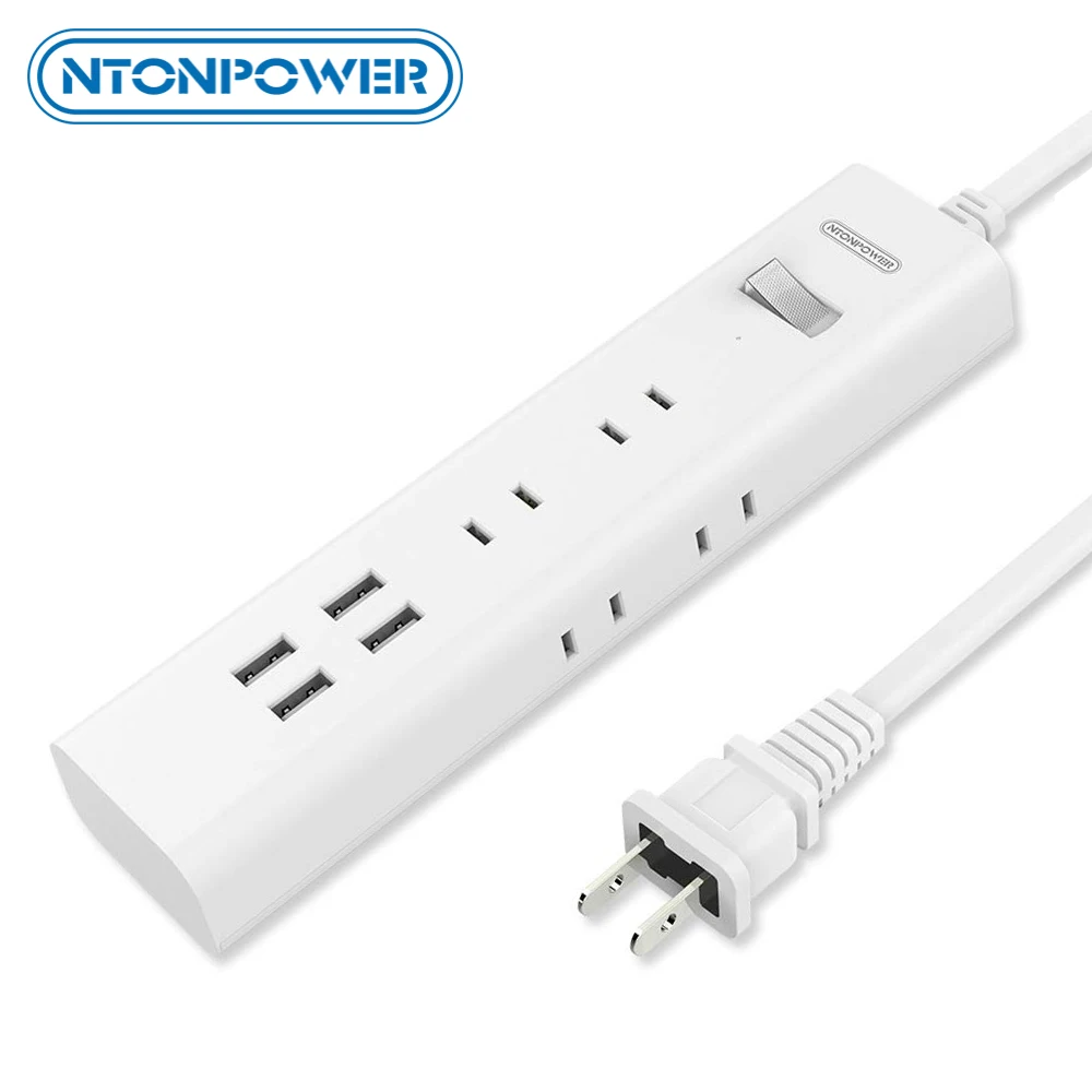 Японская штепсельная вилка NTON POWER с зарядным устройством USB 4 порта