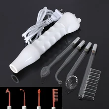 Portable Darsonval High Frequency D’arsonval Facial Electrode Spot Acne Remover Skin Care Face Hair Spa Salon Beauty Device