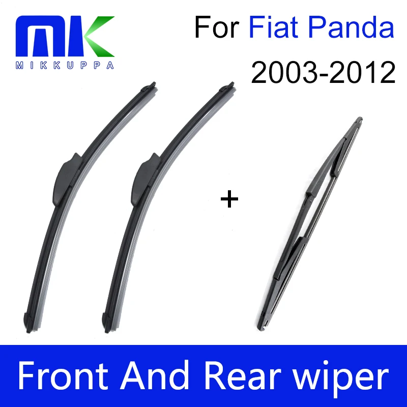Group Silicone Rubber Windscreen Front And Rear Wiper Blade For Fiat