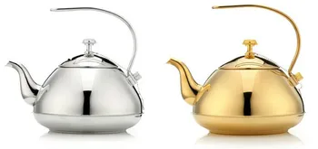 

Coffee Kettle and Tea Kettle with Built-in THERMOMETER Stainless Steel Drip Kettle for Home Brewing, Camping and Traveling