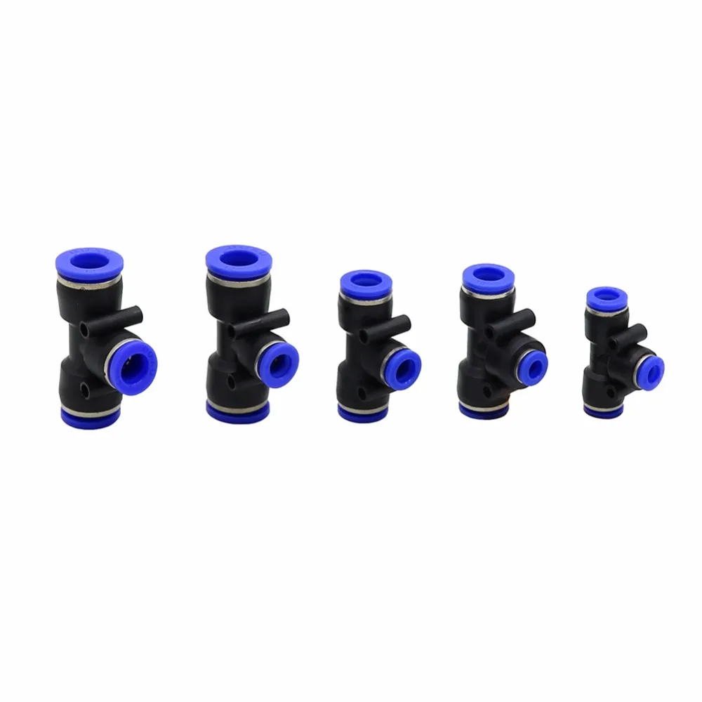 

100 Pcs Three Way Reducing Slip Lock Quick Connector Quick Coupling Garden Water Connection Mist Cooling Nozzle Accessories