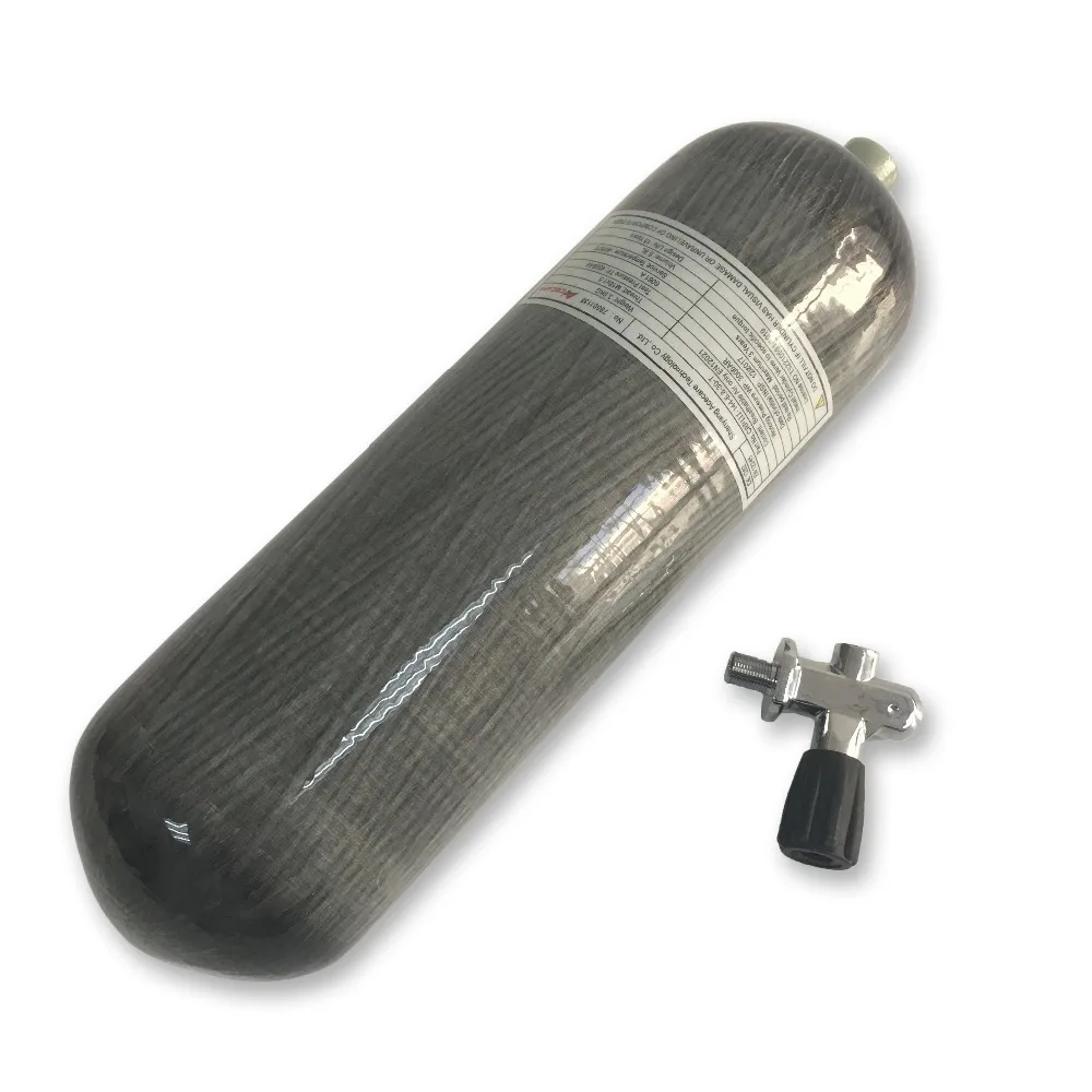 AC16851 6.8L Pcp Cylinder Paintball Gun Scuba Diving Tank High Pressure Cylinder 4500Psi Fire Fighting Mini Scuba Diving Acecare