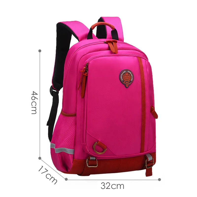 Школьные сумки для мальчиков и девочек-подростков, водонепроницаемый рюкзак для начальной школы, школьный рюкзак для студентов, сумка для книг, Детские рюкзаки - Цвет: 5180pink