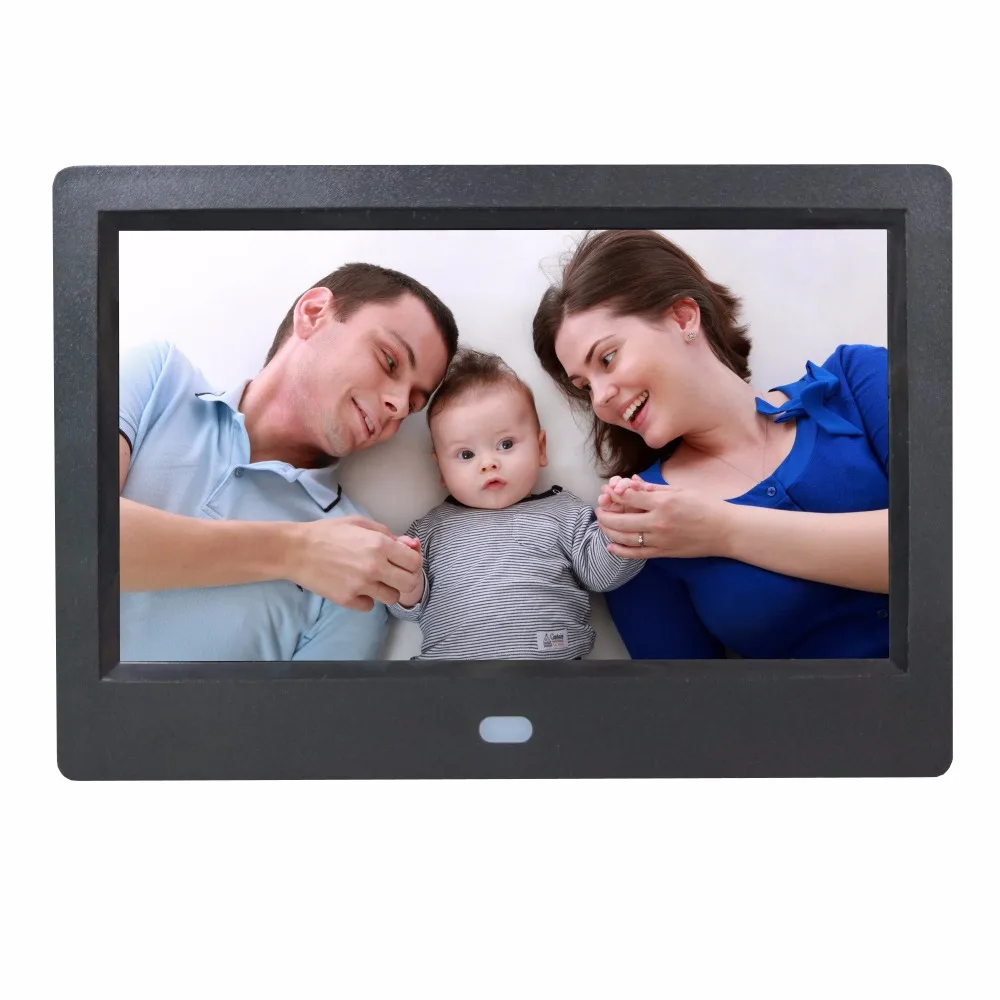 7インチデジタルフォトフレーム小型再生画像ビデオ音楽ディスプレイ画面画像プレーヤーサポートsdまたはusbドライブデジタルフォトフレーム