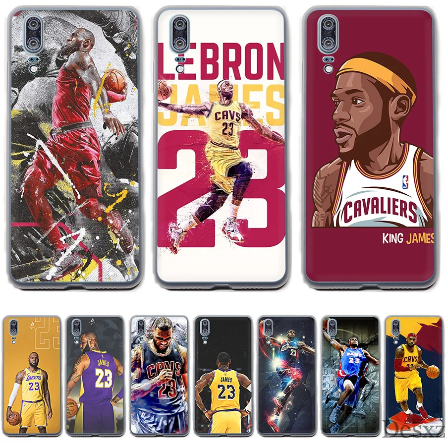 

Gerleek Case for P8 P9 P10 P20 Lite Pro MINI Plus P Smart 2019 Cover Phone LeBron James