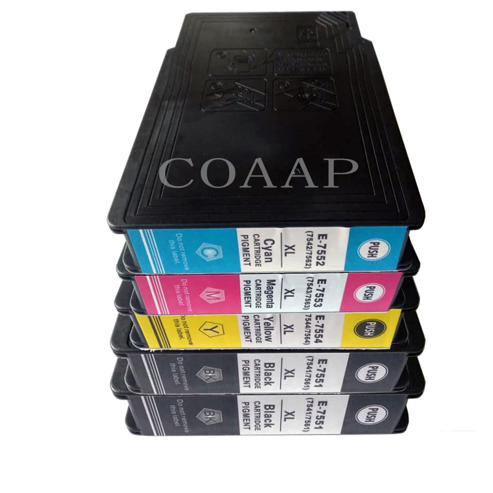 Совместимый чернильный картридж T7551 T7561 T7541 для Epson WF-8590DWF 8590D3TWFC 8090D3TWC 8510DWF 8010DW