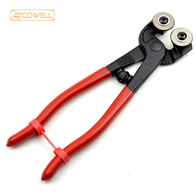 Glass Cutter Tools Kit Glass Break tweezers 8 inch Mosaic Pliers And Tile Nipper DIY Hand Tools End Cutting Plier 3