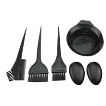 Hair Color Dyeing Kit Set Hair Coloring Dye Bowl Comb Brush Tinting Tool Sets Hairdressing Salon Accessories