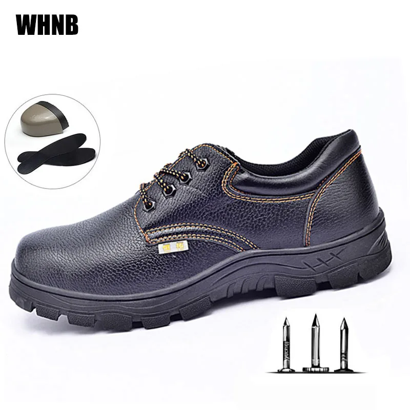 Steel Toe Cap Safety Shoes Men High Temperature Outdoor Non-slip Puncture Construction | Обувь