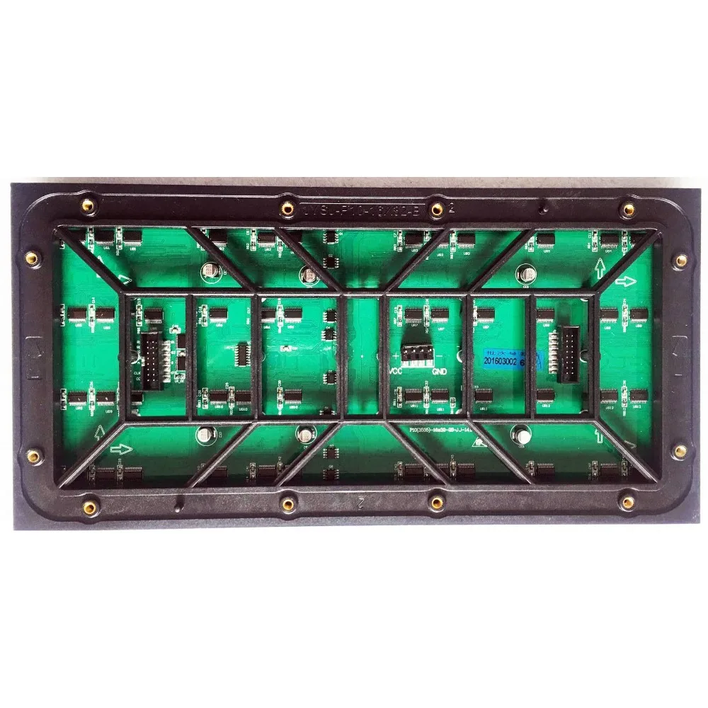 Светодиодный модуль p10 наружный smd rgb 16x32 1/2 сканирование Шаг пикселей 10 мм 8 6 5