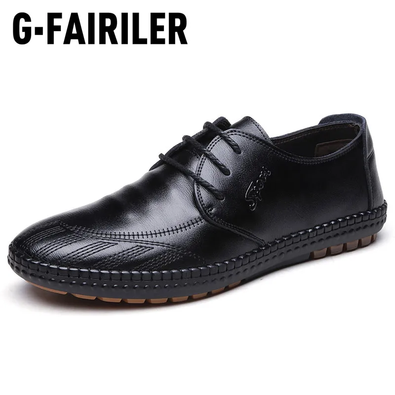 Мужская обувь chaussure homme кожаные лоферы Masculino Adulto слипоны на плоской подошве