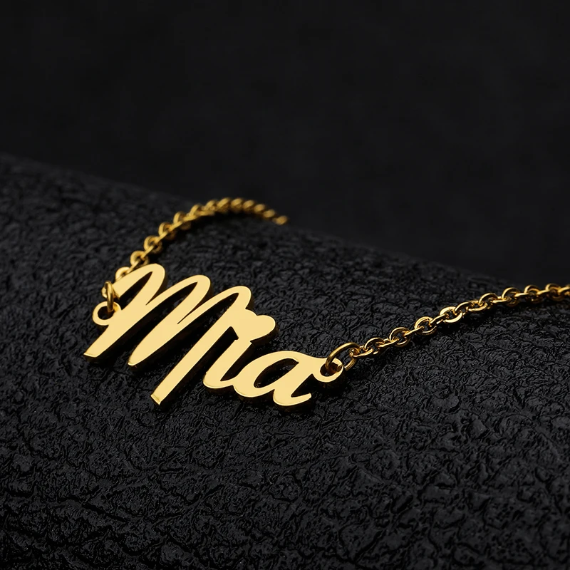 

Personalized Custom Name Bracelet BFF Stainless Steel Custom Jewelry ID Bracelet Bijoux Custom Name Man Bracelet Bridesmaid Gift