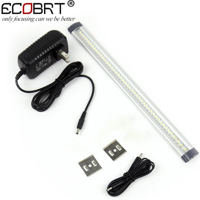 Ecobrt Led Under Cabinet Lighting Kit 3watt 12 Inch Aluminum Ecobrt Led Under Cabinet Lighting Kit 3watt 12 Inch Aluminum Bar Light 30cm In Kitchen Caravan Wardrobe Constant On Lights